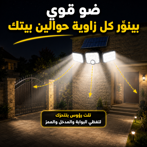 Triple LED Solar Light