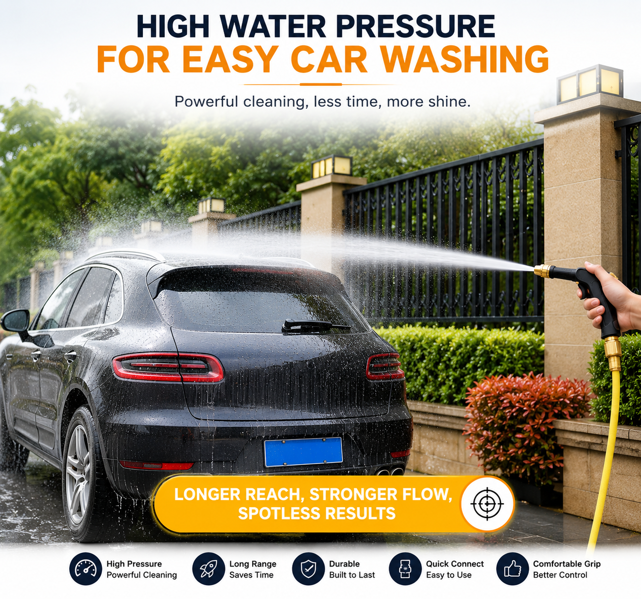 High Pressure Car Wash Water Gun