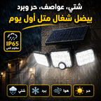 Triple LED Solar Light
