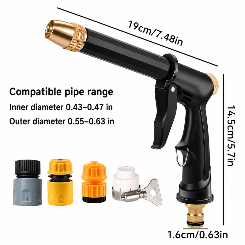Ergonomic anti-slip grip in hand